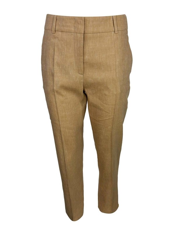 ELEVENTY: Pantalons casual - Pantalons Décontractés - Rouge