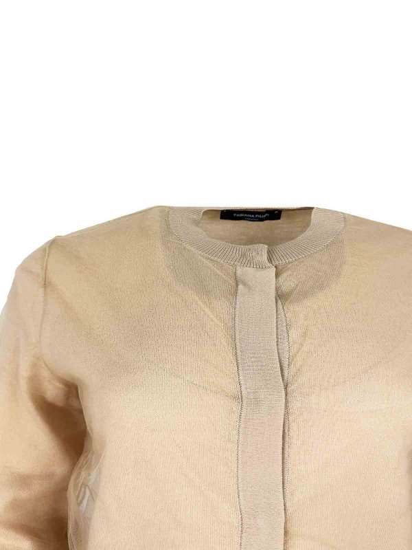 クルーネック - ブラウン Replica 
online: FABIANA FILIPPI