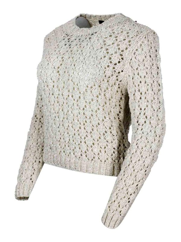 FABIANA FILIPPI: クルーネック online - クルーネック - クリーム