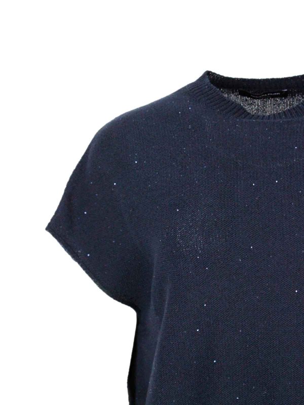 クルーネック - ブルー Replica 
online: FABIANA FILIPPI