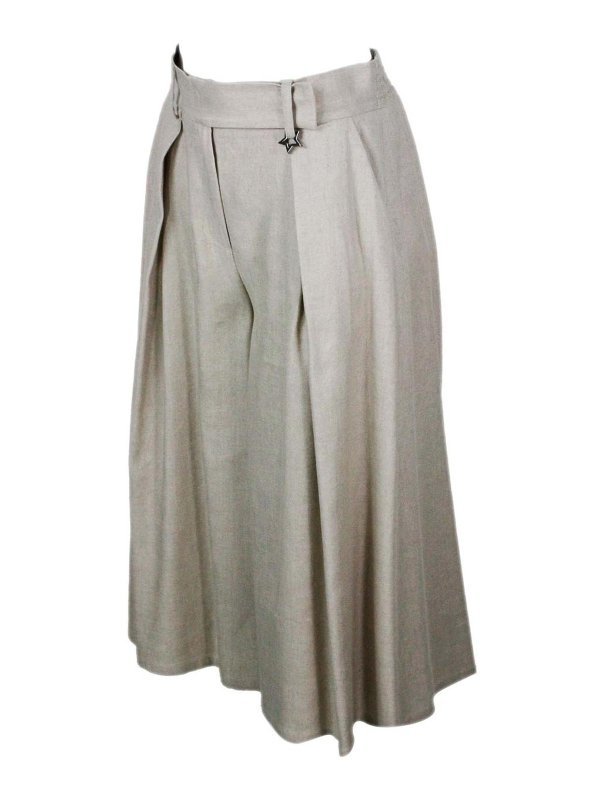 LORENA ANTONIAZZI: カジュアルトラウザー online - カジュアルパンツ - 銀