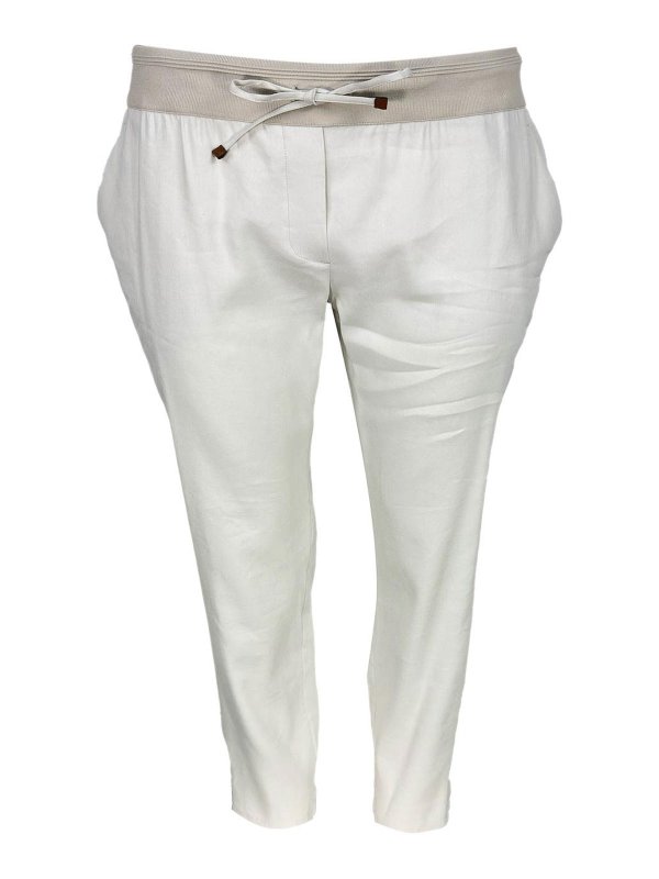 LORENA ANTONIAZZI: casual trousers - Trousers
