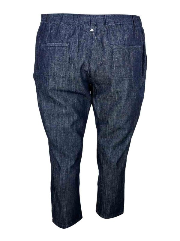 The Best Shops LORENA ANTONIAZZI: カジュアルトラウザー - カジュアルパンツ - ブルー