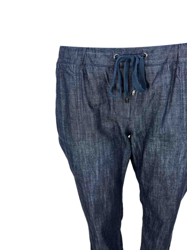 カジュアルパンツ - ブルー shop online: LORENA ANTONIAZZI