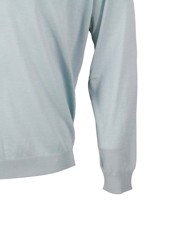 Rundhalspullover - Grün shop online: MALO