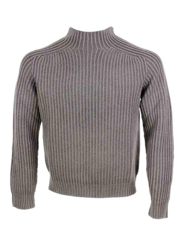 04651/A TRIP IN A BAG: クルーネック - クルーネック - ベージュ