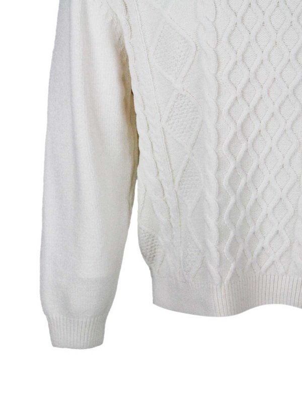 Rundhalspullover - Beige shop online: ARMANI EXCHANGE