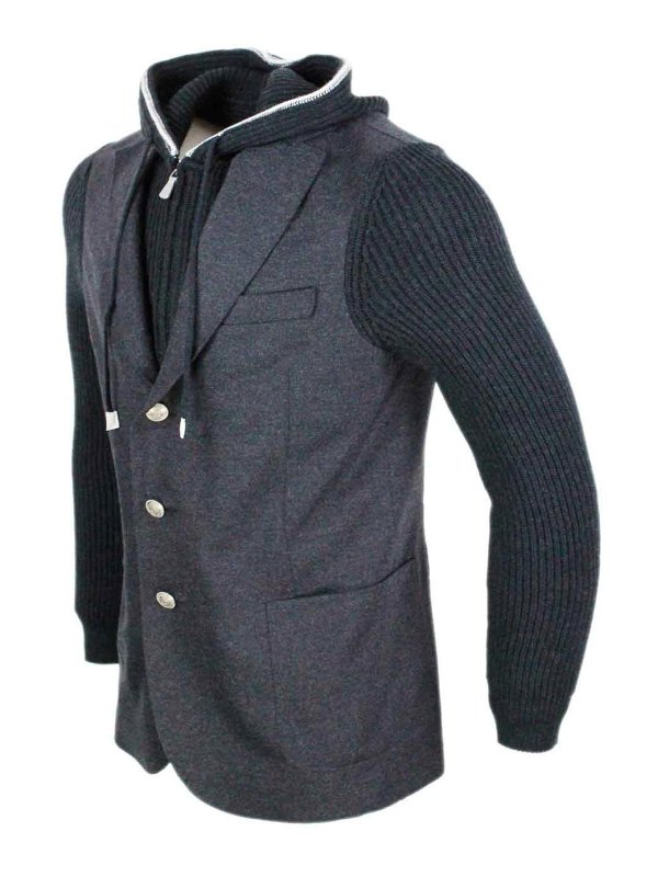 ELEVENTY: Chaquetas casual online - Chaqueta Casual - Gris