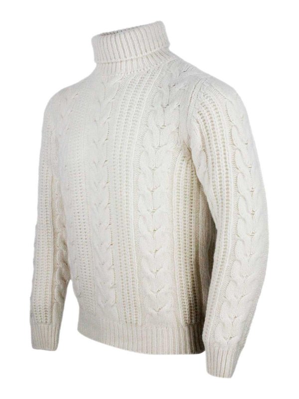 ELEVENTY: Pull col rond online - Pull Col Rond - Blanc