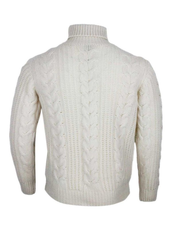 The Best Shops ELEVENTY: Pull col rond - Pull Col Rond - Blanc