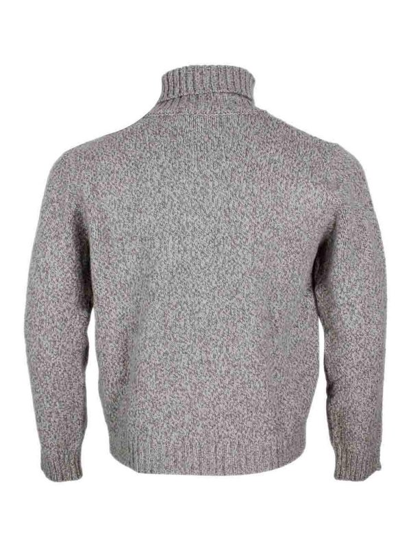 The Best Shops ELEVENTY: Strickpullover mit Rundhalsausschnitt - Rundhalspullover - Blau