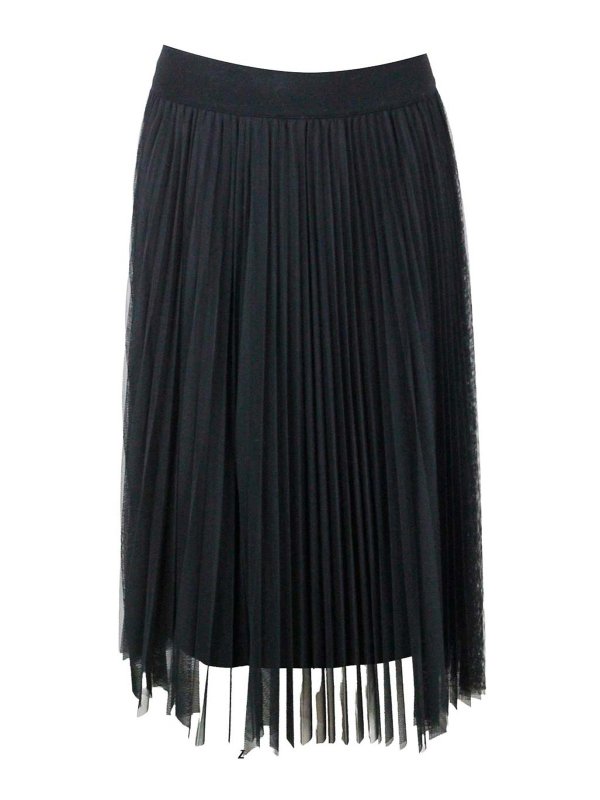 FABIANA FILIPPI: Knielange und Midi Röcke - Midirock - Schwarz