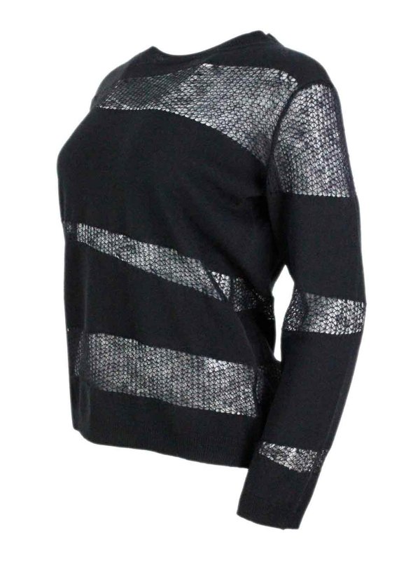 FABIANA FILIPPI: Pull col rond online - Pull Col Rond - Noir