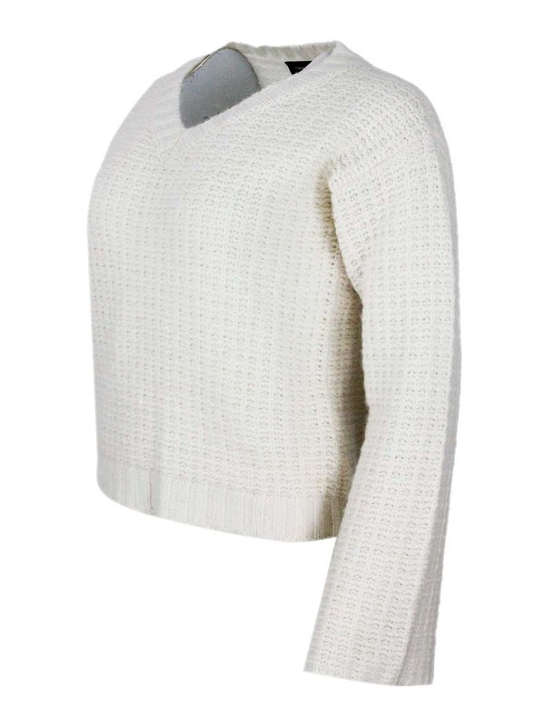 FABIANA FILIPPI: クルーネック online - クルーネック - 白