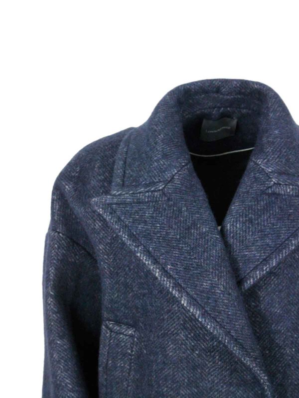 Abrigo Midi - Azul Replica 
online: LORENA ANTONIAZZI