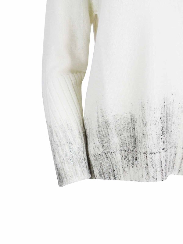 Rundhalspullover - Weiß Replica 
online: PLOUMANAC