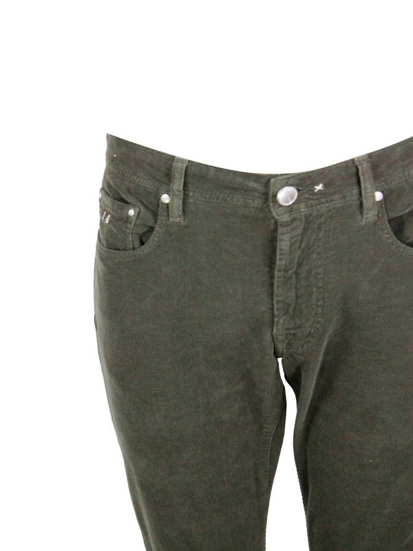 カジュアルパンツ - 緑 shop online: TRAMAROSSA