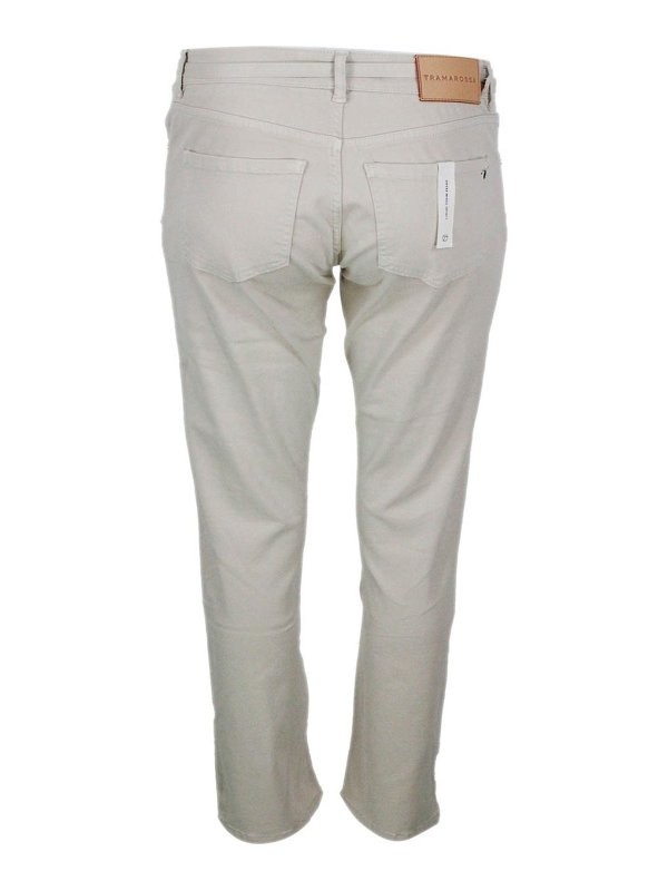 The Best Shops TRAMAROSSA: Pantalones casual - Pantalón Casual - Plata