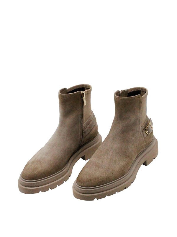 SANTONI: Botines - Botines - Marrón