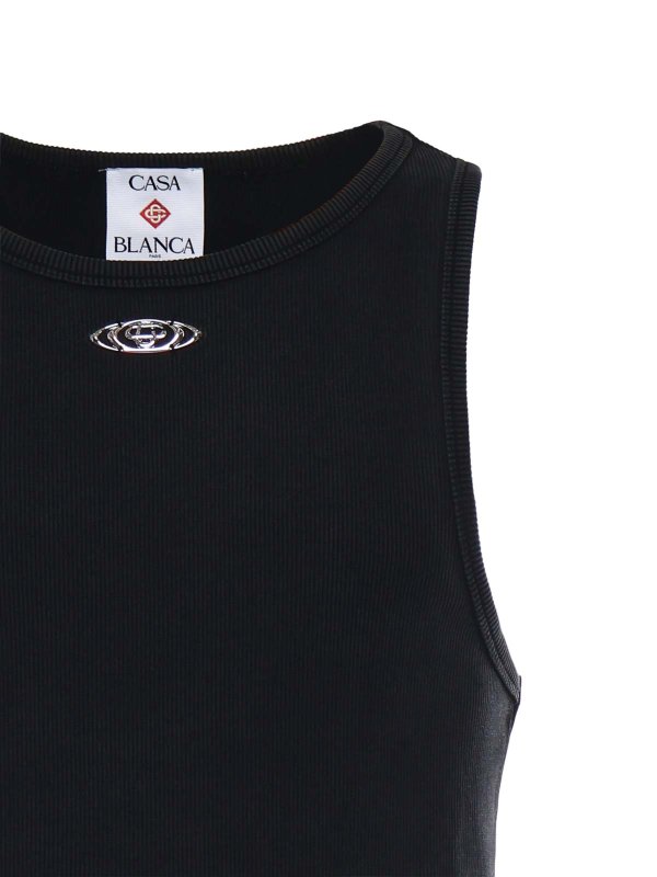 The Best Shops CASABLANCA: トップス＆タンクトップ - トップ/タンクトップ - 黒