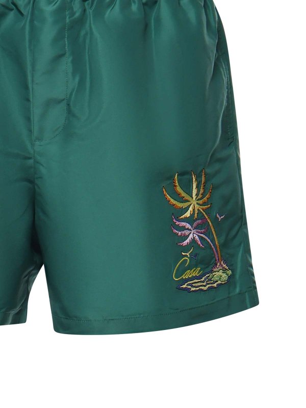 The Best Shops CASABLANCA: one-piece - Swimsuit With Casa Embroidery