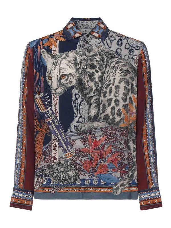 ETRO: シャツ - シャツ - ブルー