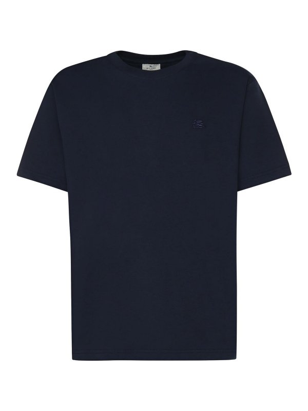 ETRO: t-shirts - Cotton T-Shirt With Logo