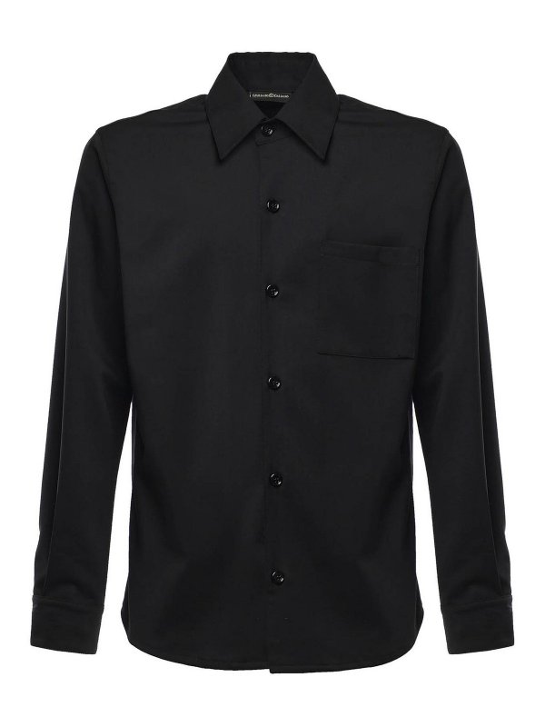 GIULIANO GALIANO: シャツ - シャツ - 黒