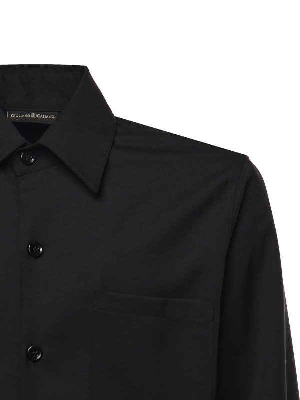シャツ - 黒 Replica 
online: GIULIANO GALIANO