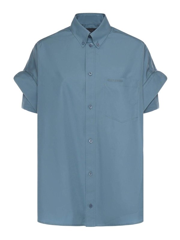 BALENCIAGA: Casualjacken - Casualjacke - Blau