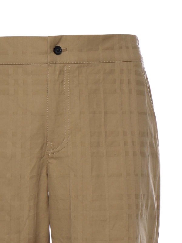 The Best Shops BURBERRY: カジュアルトラウザー - カジュアルパンツ - ベージュ