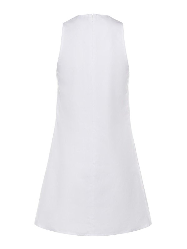 Courreges: knee length dresses online - Heritage Cotton Dress