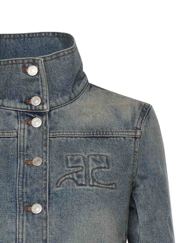 The Best Shops Courreges: giacche denim - Giacca di jeans riedizione