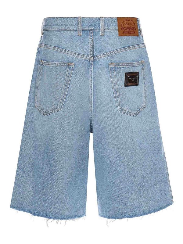 DOLCE & GABBANA: トラウザーショーツ online - ショートパンツ - ブルー