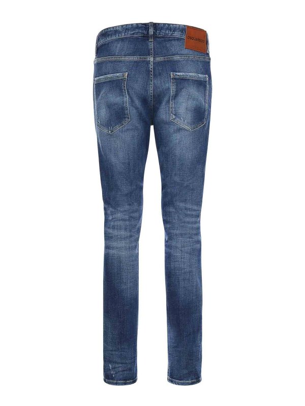 DSQUARED2: jeans skinny online - Jeans in denim