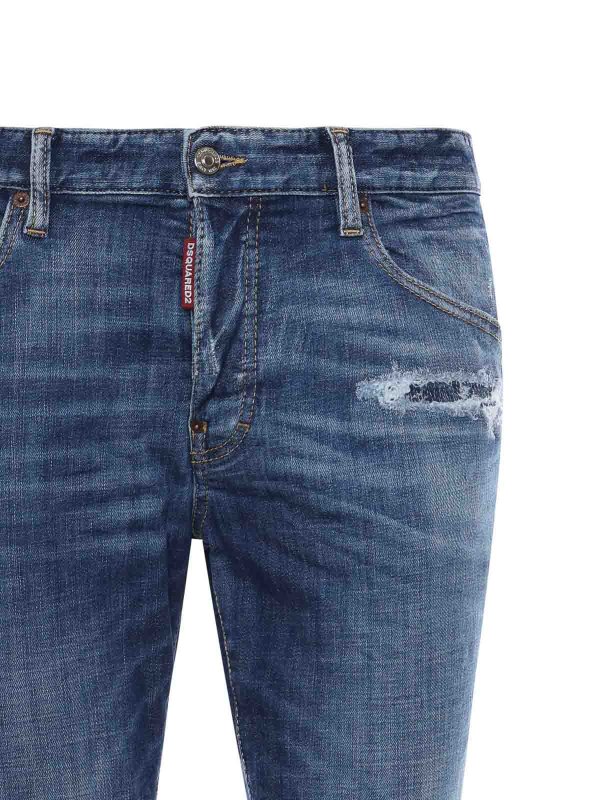 The Best Shops DSQUARED2: Straight Leg Jeans - Straight Leg Jeans - Blau