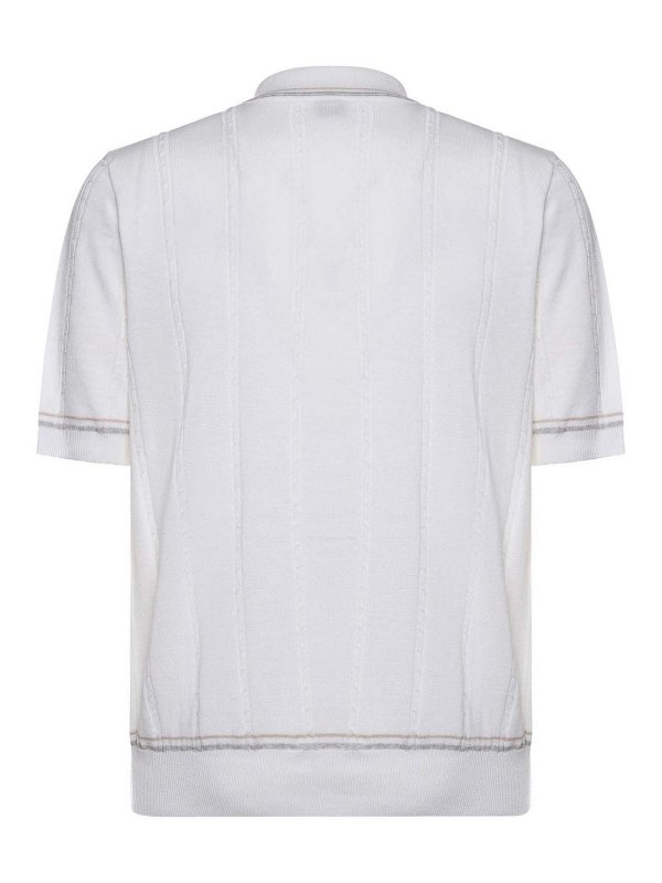 ELEVENTY: polo online - Polo In Lino E Cotone