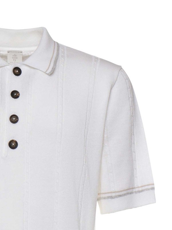 The Best Shops ELEVENTY: polo - Polo In Lino E Cotone