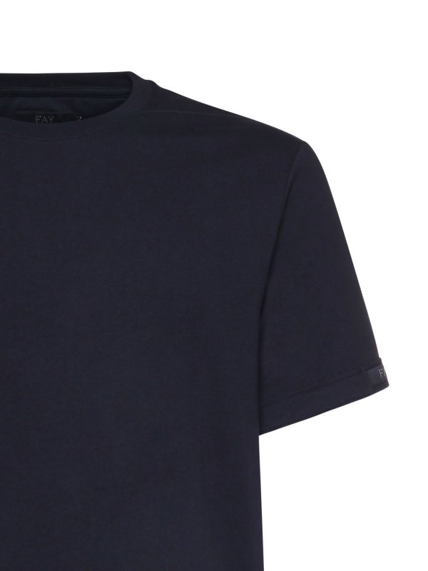 The Best Shops FAY: t-shirt - T-shirt in jersey di cotone