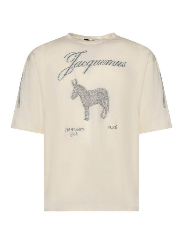 JACQUEMUS: Camisetas - Camiseta - Blanco