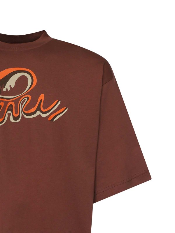 The Best Shops Marni: t-shirt - T-shirt in cotone stampato