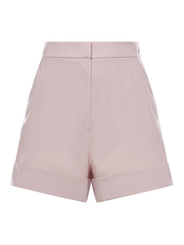 Max Mara: Trousers Shorts - Shorts In Mohair And Silk Canvas