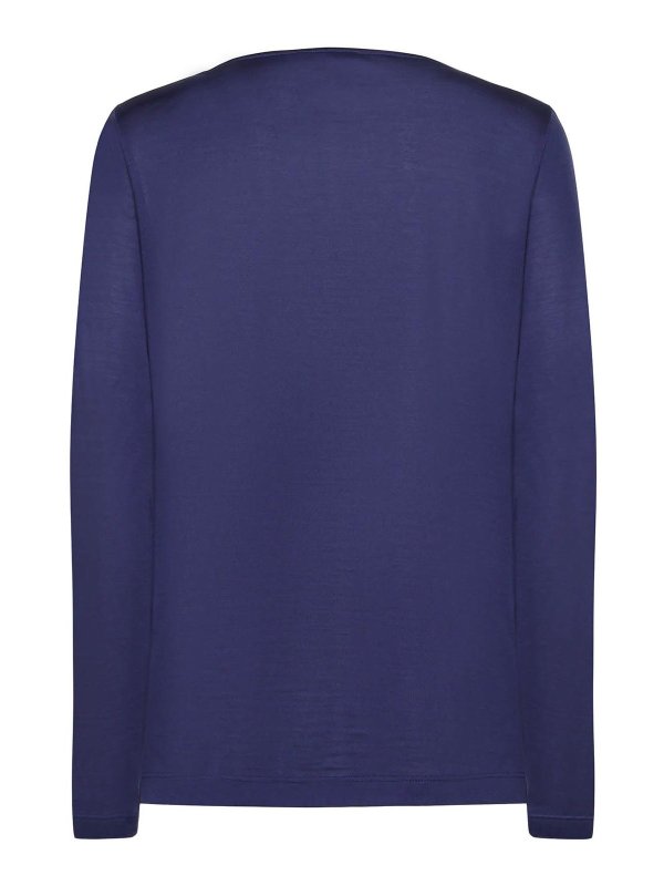 Max Mara: T-shirts online - T-Shirt - Blau