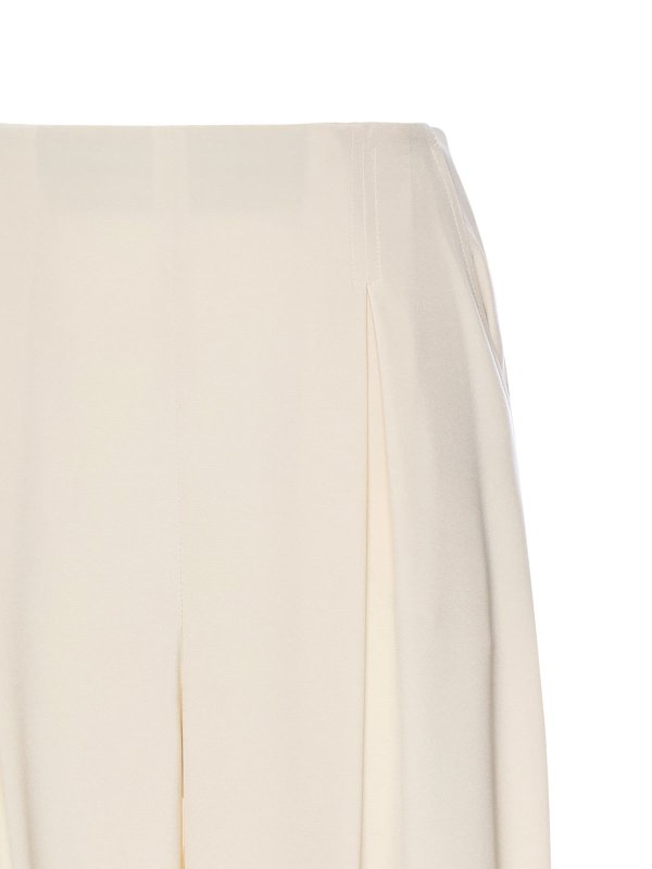 The Best Shops Max Mara: casual trousers - Swamp Silk Blend Trousers