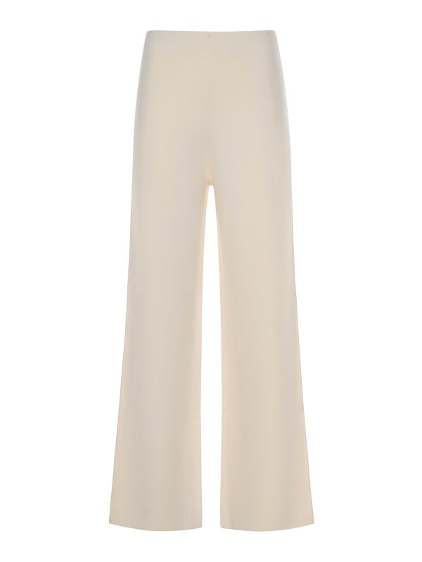 Max Mara: Jeans Rectos - Vaqueros Rectos - Blanco