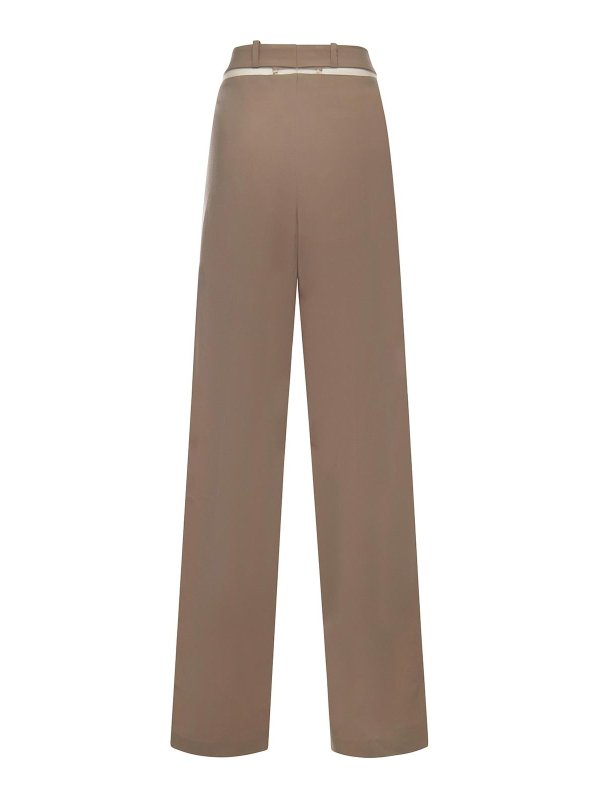 NENSI DOJAKA: Tailored & Formal trousers online - Tailored Wide-Leg Trousers