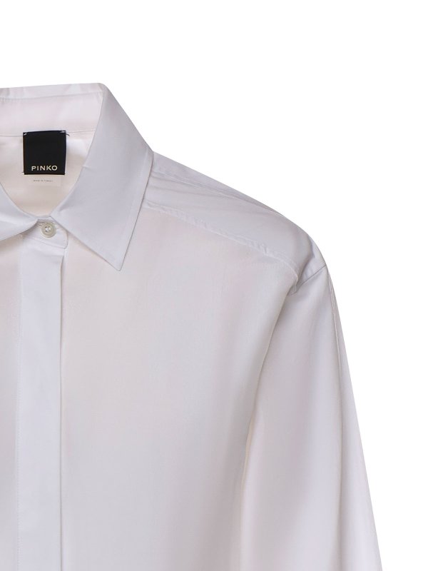 The Best Shops Pinko: giacche casual - Camicia In Popeline E Crepe