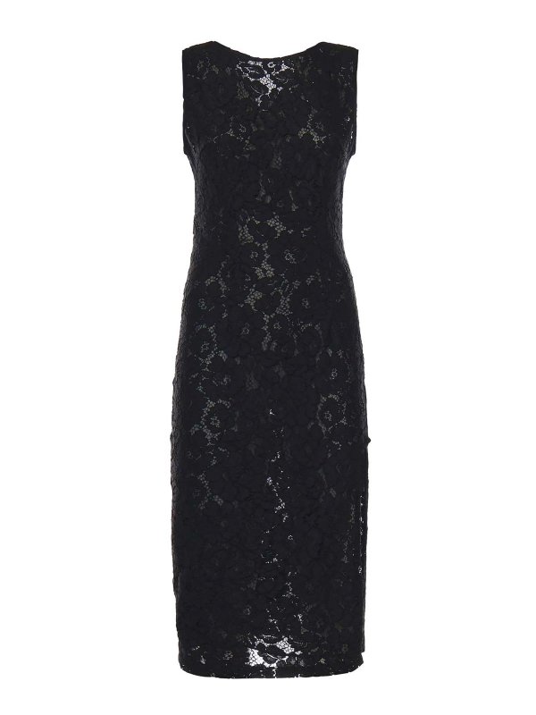 Pinko: Robe longueur genou - Robe Au Genou - Noir