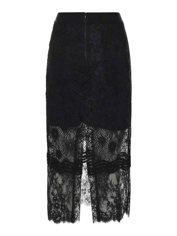 Pinko: Knielange und Midi Röcke online - Midirock - Schwarz