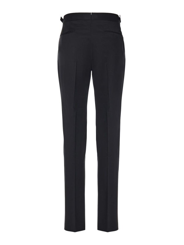 ZEGNA: テーラードトラウザー online - テーラードパンツ - 黒